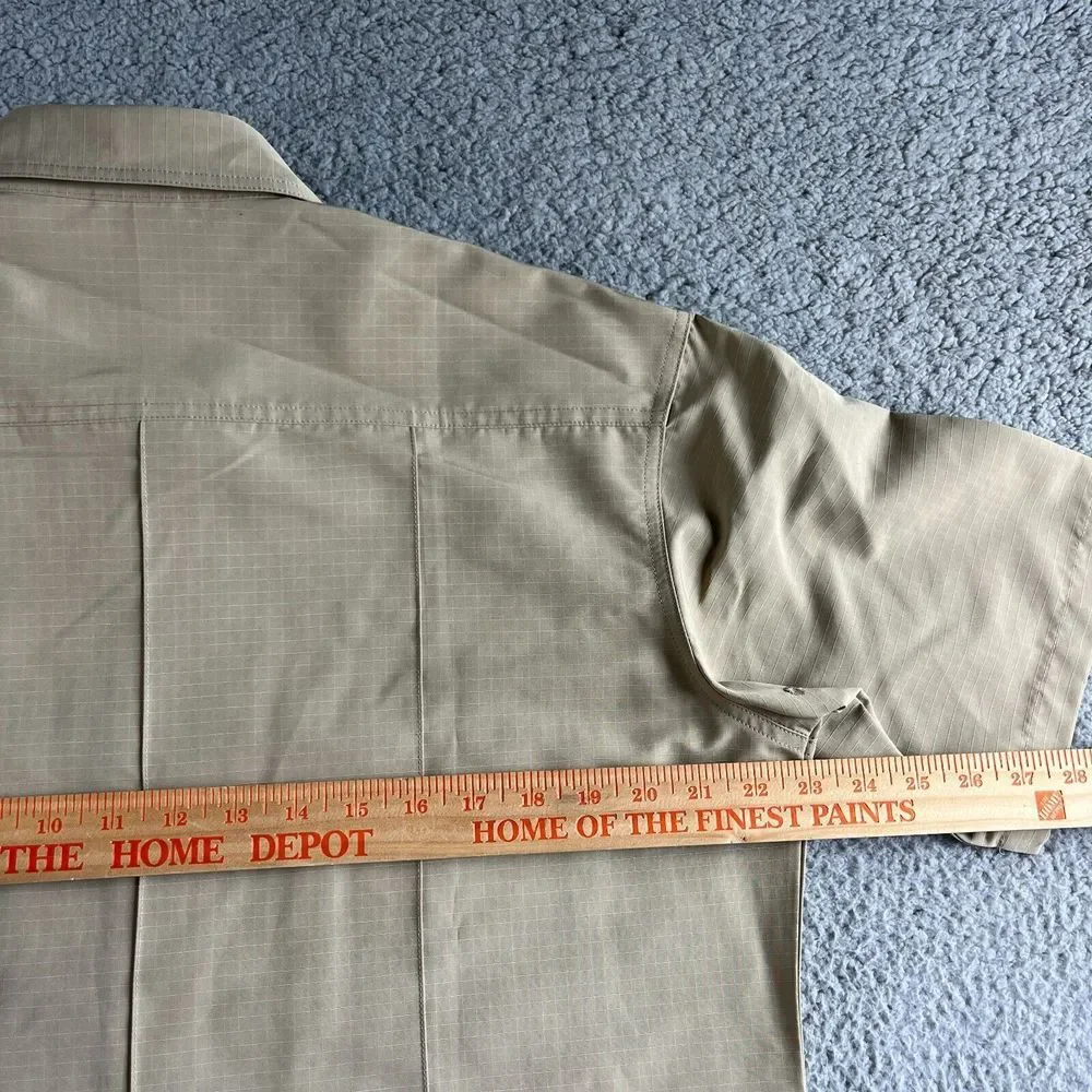 NEW Propper Shirt Mens Medium 32‎ Beige Tactical Kinetic Button Up Uniform F5350